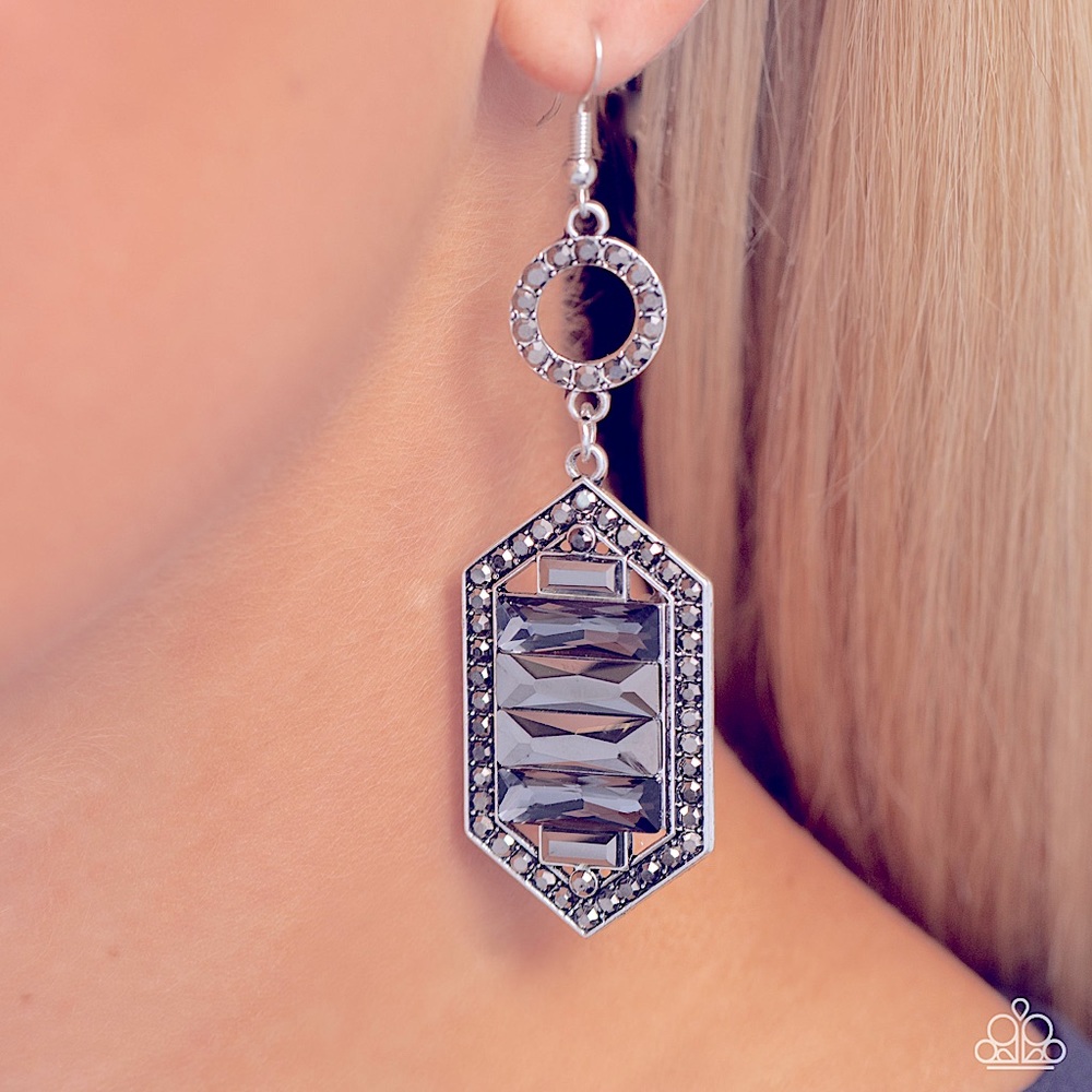 Hematite earrings